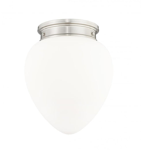 Z-Lite Gideon 1 Light Flush Mount in Brushed Nickel Finish Model: 1945F12-BN