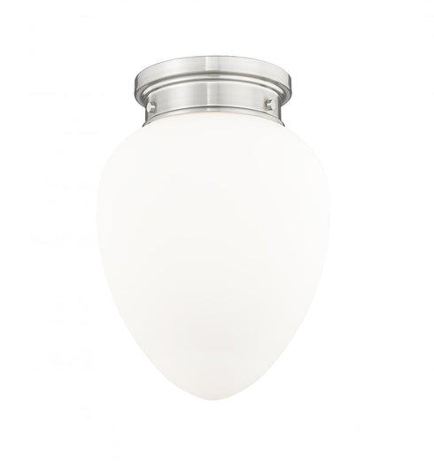 Z-Lite Gideon 1 Light Flush Mount in Brushed Nickel Finish Model: 1945F9-BN