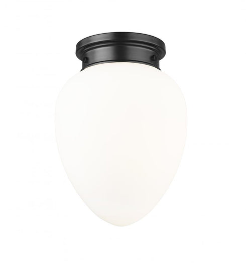 Z-Lite Gideon 1 Light Flush Mount in Brushed Nickel Finish Model: 1945F9-BN