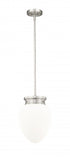 Z-Lite Gideon 1 Light Pendant in Brushed Nickel Finish Model: 1945P9-BN
