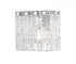 Z-Lite Glacier 1 Light Wall Sconce in Brushed Nickel Finish Model: 1943-1S-BN