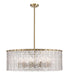 Z-Lite Glacier 12 Light Chandelier in Matte Black Finish Model: 1943P32-MB