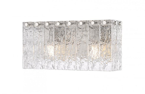 Z-Lite Glacier 2 Light Vanity in Brushed Nickel Finish Model: 1943-2V-BN