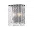 Z-Lite Glacier 2 Light Wall Sconce in Matte Black Finish Model: 1943-2S-MB