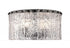 Z-Lite Glacier 5 Light Flush Mount in Matte Black Finish Model: 1943F16-MB