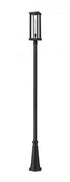 Z-Lite Glenwood 1 Light Outdoor Post Mounted Fixture in Black Finish Model: 586PHBR-519P-BK