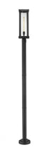 Z-Lite Glenwood 1 Light Outdoor Post Mounted Fixture in Black Finish Model: 586PHBR-567P-BK