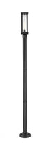 Z-Lite Glenwood 1 Light Outdoor Post Mounted Fixture in Black Finish Model: 586PHMR-567P-BK
