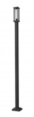 Z-Lite Glenwood 1 Light Outdoor Post Mounted Fixture in Black Finish Model: 586PHMS-536P-BK