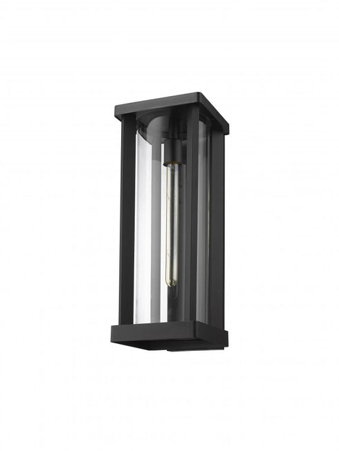 Z-Lite Glenwood 1 Light Outdoor Wall Light in Black Finish Model: 586B-BK