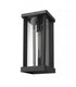 Z-Lite Glenwood 1 Light Outdoor Wall Light in Black Finish Model: 586M-BK