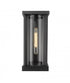 Z-Lite Glenwood 1 Light Outdoor Wall Light in Black Finish Model: 586M-BK