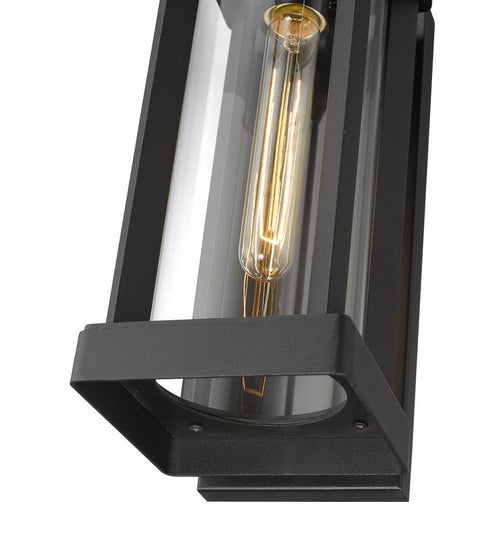 Z-Lite Glenwood 1 Light Outdoor Wall Light in Black Finish Model: 586S-BK