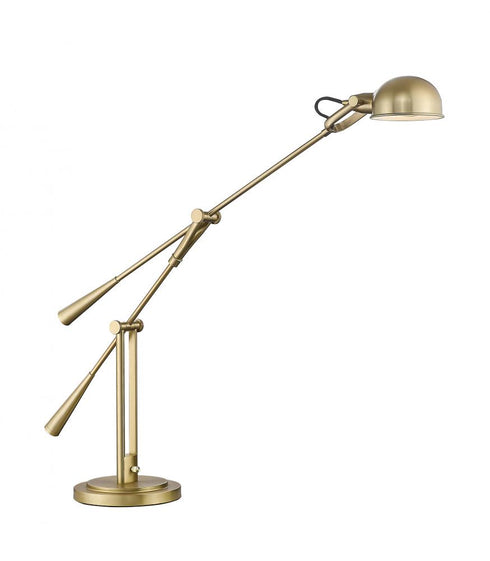 Z-Lite Grammercy Park 1 Light Table Lamp in Heritage Brass Finish Model: 741TL-HBR