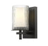 Z-Lite Grayson 1 Light Wall Sconce in Brushed Nickel Finish Model: 1949-1S-BN