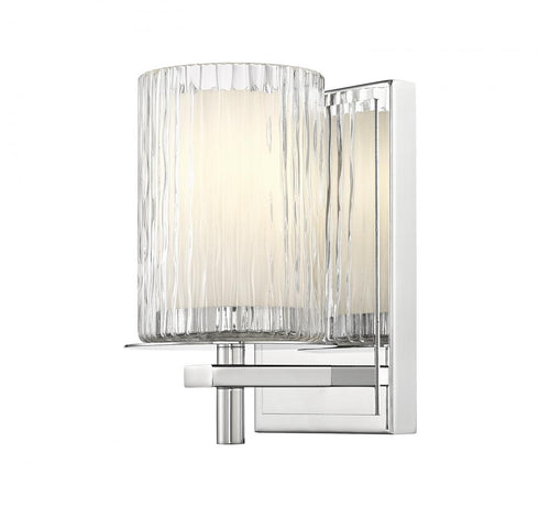 Z-Lite Grayson 1 Light Wall Sconce in Brushed Nickel Finish Model: 1949-1S-BN