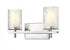 Z-Lite Grayson 2 Light Vanity in Brushed Nickel Finish Model: 1949-2V-BN