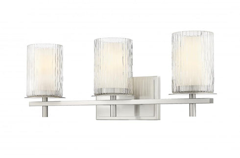 Z-Lite Grayson 3 Light Vanity in Brushed Nickel Finish Model: 1949-3V-BN