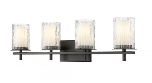 Z-Lite Grayson 4 Light Vanity in Brushed Nickel Finish Model: 1949-4V-BN