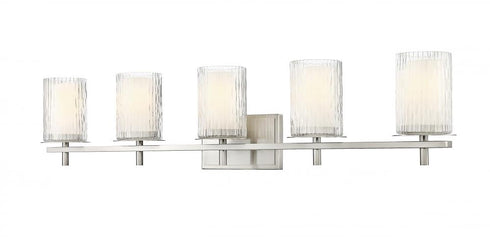 Z-Lite Grayson 5 Light Vanity in Brushed Nickel Finish Model: 1949-5V-BN