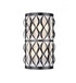 Z-Lite Harden 2 Light Wall Sconce in Matte Black Finish Model: 1948-2S-MB
