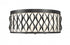 Z-Lite Harden 5 Light Flush mount in Matte Black Finish Model: 1948F20-MB
