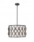 Z-Lite Harden 5 Light Pendant in Matte Black Finish Model: 1948P18-MB