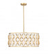 Z-Lite Harden 8 Light Pendant in Matte Black Finish Model: 1948P26-MB