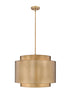 Z-Lite Harlech 4 Light Chandelier in Rubbed Brass Finish Model: 739P32-RB