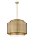 Z-Lite Harlech 4 Light Chandelier in Rubbed Brass Finish Model: 739P32-RB