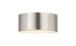 Z-Lite Harley 2 Light Flush Mount in Brushed Nickel Finish Model: 2302F2-BN