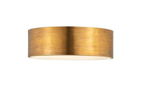 Z-Lite Harley 3 Light Flush Mount in Brushed Nickel Finish Model: 2302F3-BN