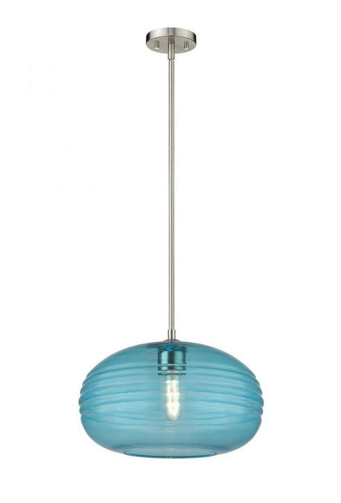 Z-Lite Harmony 1 Light Pendant in Brushed Nickel Finish Model: 487P14-BN