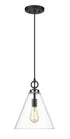Z-Lite Harper 1 Light Pendant in Brushed Nickel Finish Model: 3034P11-BN