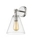 Z-Lite Harper 1 Light Wall Sconce in Brushed Nickel Finish Model: 806-1S-BN