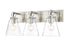 Z-Lite Harper 3 Light Vanity in Brushed Nickel Finish Model: 483-3V-BN