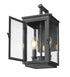 Z-Lite Hartwell 2 Light Outdoor Wall Light in Sand Black Finish Model: 5019S-BK