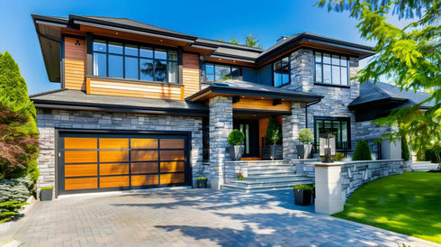 Z-Lite Hartwell 4 Light Outdoor Pier Mounted Fixture in Sand Black Finish Model: 5019PHBS-SQPM-BK