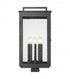 Z-Lite Hartwell 5 Light Outdoor Post Mount Fixture in Sand Black Finish Model: 5019PHXLS-BK