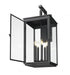 Z-Lite Hartwell 5 Light Outdoor Wall Light in Sand Black Finish Model: 5019XL-BK