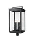 Z-Lite Hartwell 6 Light Outdoor Post Mount Fixture in Sand Black Finish Model: 5019PHXXLR-BK