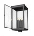 Z-Lite Hartwell 6 Light Outdoor Post Mount Fixture in Sand Black Finish Model: 5019PHXXLS-BK