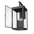 Z-Lite Hartwell 6 Light Outdoor Wall Light in Sand Black Finish Model: 5019XXL-BK