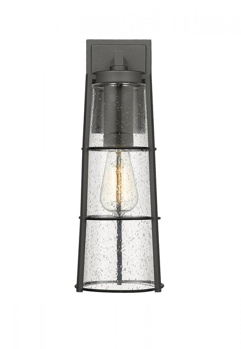 Z-Lite Helix 1 Light Outdoor Wall Light in Black Finish Model: 591B-BK