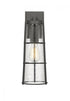 Z-Lite Helix 1 Light Outdoor Wall Light in Black Finish Model: 591B-BK