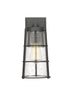 Z-Lite Helix 1 Light Outdoor Wall Light in Black Finish Model: 591M-BK