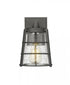 Z-Lite Helix 1 Light Outdoor Wall Light in Black Finish Model: 591S-BK
