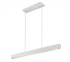Z-Lite Hudson 1 Light Linear Chandelier in Brushed Nickel Finish Model: 1016-45L-BN-LED