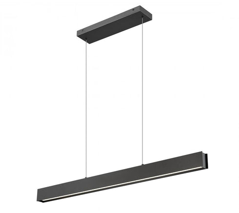 Z-Lite Hudson 1 Light Linear Chandelier in Brushed Nickel Finish Model: 1016-45L-BN-LED