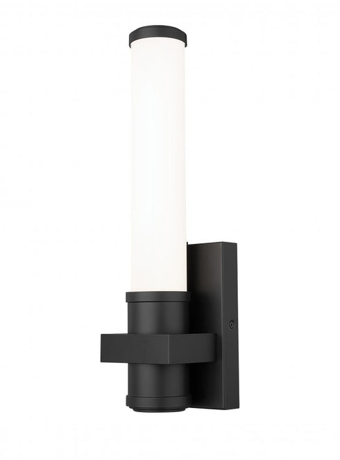 Z-Lite Idris 1 Light Wall Sconce in Brushed Nickel Finish Model: 1019-1S-BN-LED